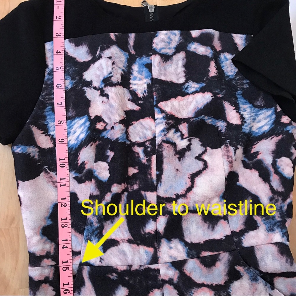 Club Monaco Size 00 Charis Floral Cocktail Dress - Picture 6 of 11